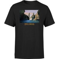 Lord Of The Rings Argonath Men's T-Shirt - Black - L von Lord of the Rings