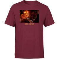 Lord Of The Rings You Shall Not Pass Men's T-Shirt - Burgundy - M von Lord of the Rings