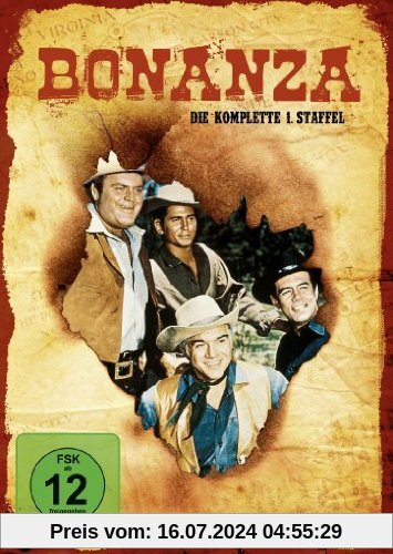 Bonanza - Die komplette 1. Staffel [8 DVDs] von Lorne Greene