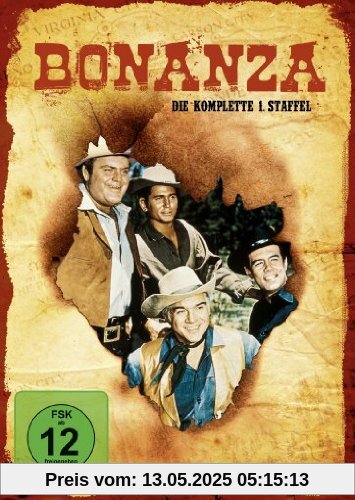 Bonanza - Die komplette 1. Staffel [8 DVDs] von Lorne Greene