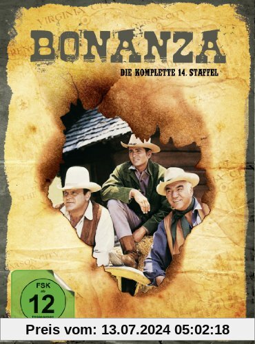 Bonanza - Die komplette 14. Staffel [4 DVDs] von Lorne Greene