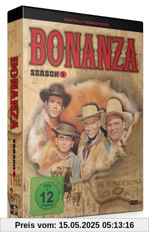 Bonanza - Season 1 (4 DVDs) von Lorne Greene