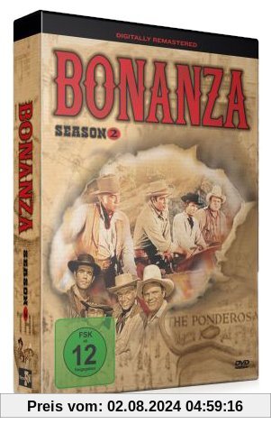 Bonanza - Season 2 (4 DVDs) von Lorne Greene