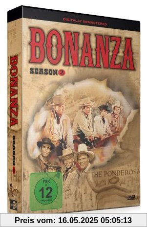 Bonanza - Season 2 (4 DVDs) von Lorne Greene