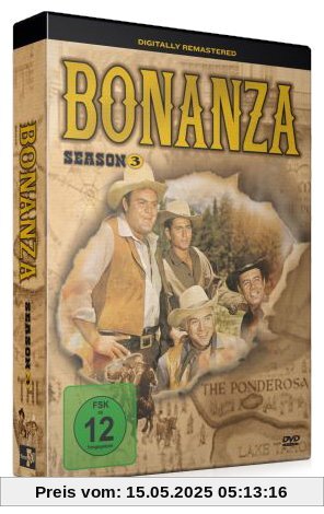 Bonanza - Season 3 (4 DVDs) von Lorne Greene