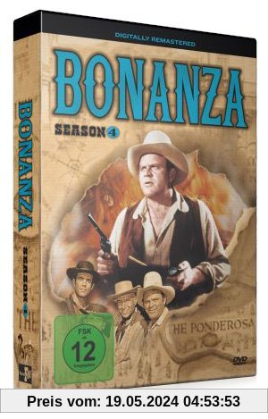 Bonanza - Season 4 (4 DVDs) von Lorne Greene