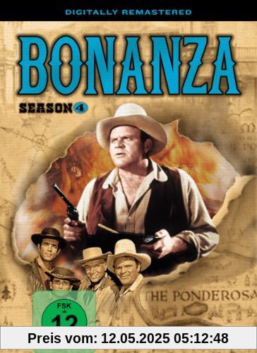 Bonanza - Season 4 (Neuauflage) (8 DVDs) von Lorne Greene