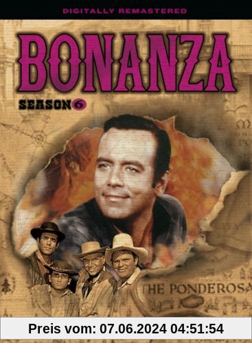 Bonanza - Season 6 (4 DVDs) von Lorne Greene