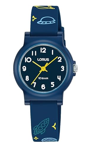 Lorus Jungen Analog Quarz Uhr mit Silikon Armband RRX37JX9 von Lorus