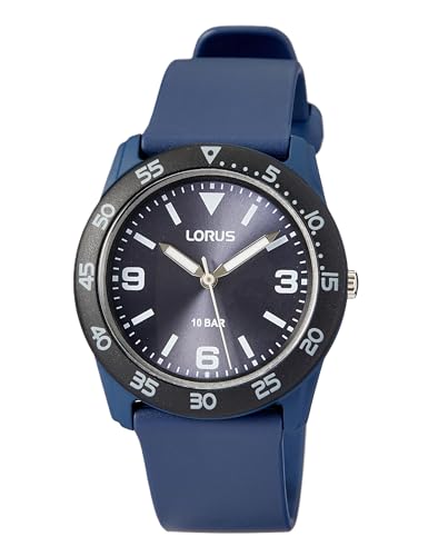 Lorus Jungen Analog Quarz Uhr mit Silikon Armband RRX87HX9 von Lorus