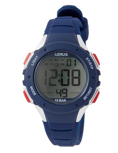 Lorus Jungen Digital Quarz Uhr mit Silikon Armband R2363PX9 von Lorus