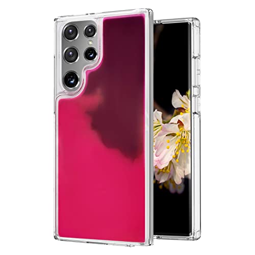 Losin Fluoreszierende Schutzhülle, kompatibel mit Galaxy S25 Ultra, Treibsand-Hülle, flüssig, leuchtet im Dunkeln, nachtleuchtend, flüssig, leuchtender Sand, modische Luxus-Hülle für Damen und Herren Losin Fluoreszierende Schutzhülle, kompatibel mit Galaxy S25 Ultra, Treibsand-Hülle, flüssig, leuchtet im Dunkeln, nachtleuchtend, flüssig, leuchtender Sand, modische Luxus-Hülle für Damen und Herren von Losin