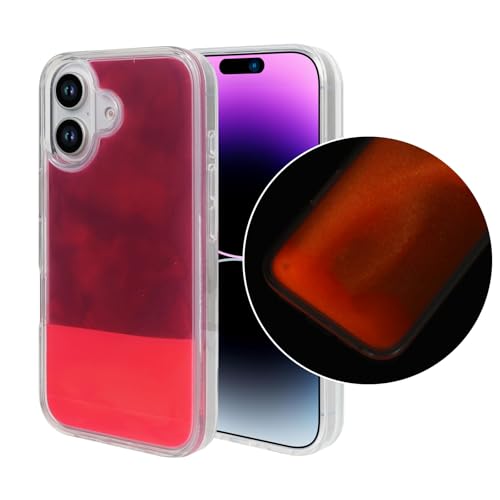 Losin Fluoreszierende Schutzhülle, kompatibel mit iPhone 16, Treibsand-Hülle, flüssig, leuchtet im Dunkeln, nachtleuchtend, flüssig, leuchtender Sand, modische Luxus-Hülle für Damen und Herren Losin Fluoreszierende Schutzhülle, kompatibel mit iPhone 16, Treibsand-Hülle, flüssig, leuchtet im Dunkeln, nachtleuchtend, flüssig, leuchtender Sand, modische Luxus-Hülle für Damen und Herren von Losin