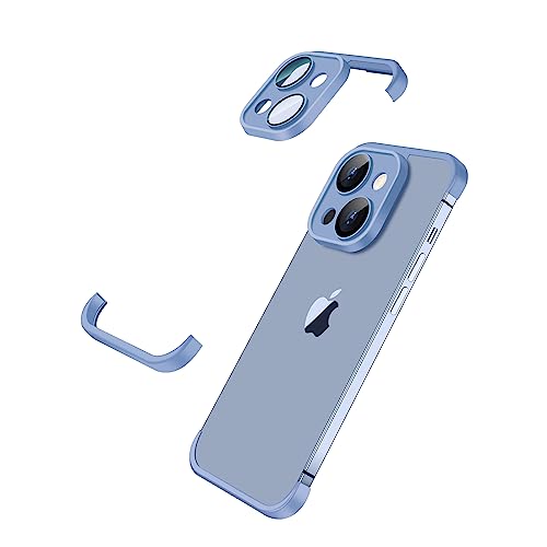 Losin Kompatibel mit iPhone 15 Plus Hülle, randloses Design, Kameraobjektivschutz, schlank, dünn, leicht, weiches Silikon, rahmenlos, stoßfest, für Damen und Herren, Blau Losin Kompatibel mit iPhone 15 Plus Hülle, randloses Design, Kameraobjektivschutz, schlank, dünn, leicht, weiches Silikon, rahmenlos, stoßfest, für Damen und Herren, Blau von Losin