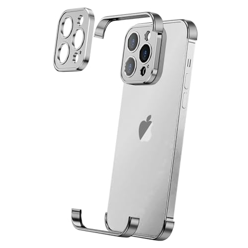 Losin Kompatibel mit iPhone 15 Pro Max Hülle mit Kameralinsenschutz, Aluminium-Metall, rahmenlos, randloses Design, schlank, dünn und leicht, stoßfeste Stoßfängerabdeckung, für Damen und Herren Losin Kompatibel mit iPhone 15 Pro Max Hülle mit Kameralinsenschutz, Aluminium-Metall, rahmenlos, randloses Design, schlank, dünn und leicht, stoßfeste Stoßfängerabdeckung, für Damen und Herren von Losin