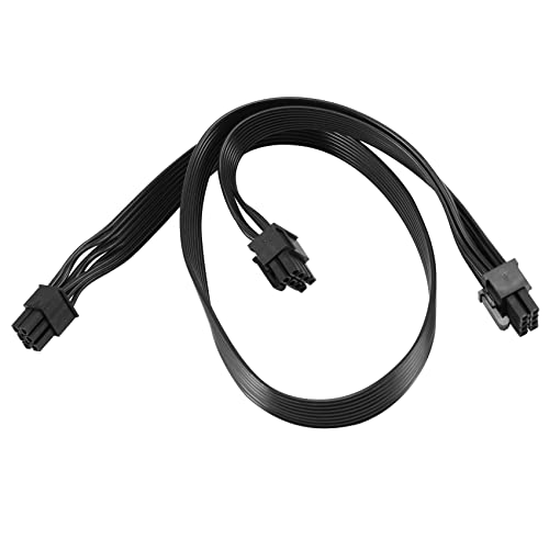 Losueeun PCI-E 6 Pin auf 2 AnschlüSse 6 + 2 Pin Strom Versorgung Kabel 6Pin auf 8Pin für V Series V850 V700 V1000 Modular PSU von Losueeun