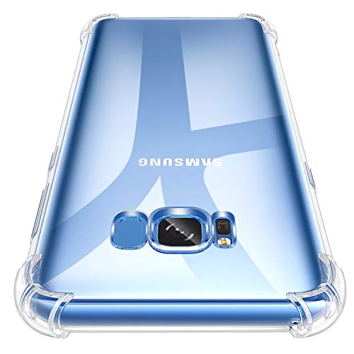 Losvick Schutzhülle für Samsung S8 Plus, transparent, Silikon, weich, TPU, ultradünn, stoßfest, Kratzfest, Bumper Cover für Samsung Galaxy S8 Plus, transparent von Losvick