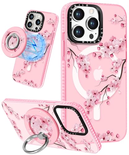 Lotadilo Schutzhülle für iPhone 15 Pro Max, süßes Kawaii-Design, Mädchen, kompatibel mit Magsafe, Magnetringhalter, Ständer, Pfirsichblüte, ästhetisches TPU-Funda für 15 Pro Max Lotadilo Schutzhülle für iPhone 15 Pro Max, süßes Kawaii-Design, Mädchen, kompatibel mit Magsafe, Magnetringhalter, Ständer, Pfirsichblüte, ästhetisches TPU-Funda für 15 Pro Max von Lotadilo