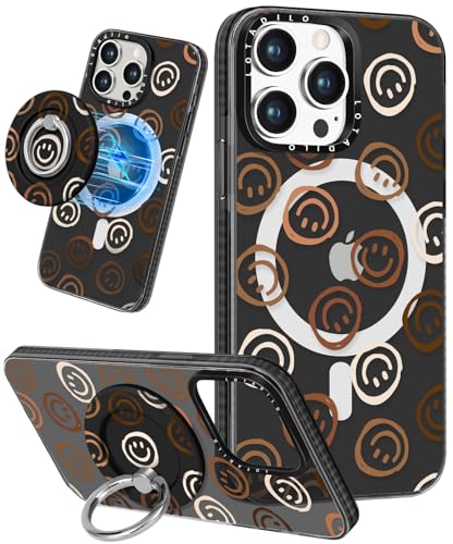 Lotadilo Schutzhülle für iPhone 15 Pro Max, süßes Kawaii-Design, Mädchen, kompatibel mit Magsafe, Magnetringhalter, Ständer, Smiley, Kaffee, Handyhüllen, ästhetisches TPU-Funda für 15 Pro Max Lotadilo Schutzhülle für iPhone 15 Pro Max, süßes Kawaii-Design, Mädchen, kompatibel mit Magsafe, Magnetringhalter, Ständer, Smiley, Kaffee, Handyhüllen, ästhetisches TPU-Funda für 15 Pro Max von Lotadilo