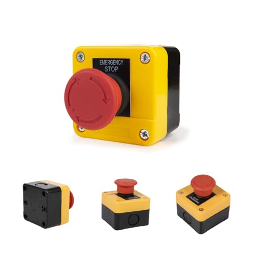 Lotbun 110 V ~ 400 V, Notausschalter, Wasserdichtigkeitsindex IP65, Notausschalter, Schaltknopf Lotbun 110 V ~ 400 V, Notausschalter, Wasserdichtigkeitsindex IP65, Notausschalter, Schaltknopf von Lotbun