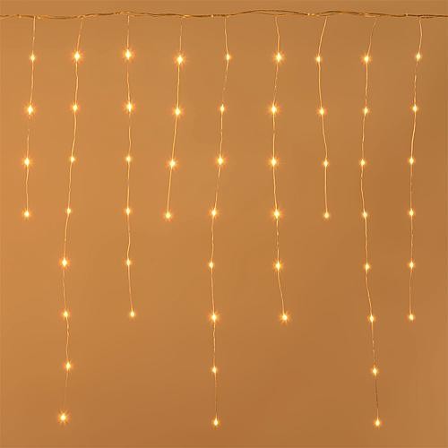 MHB LED-Eisregenkette 'Professional' 252 flg. bernsteinfarben 55148 von Lotti