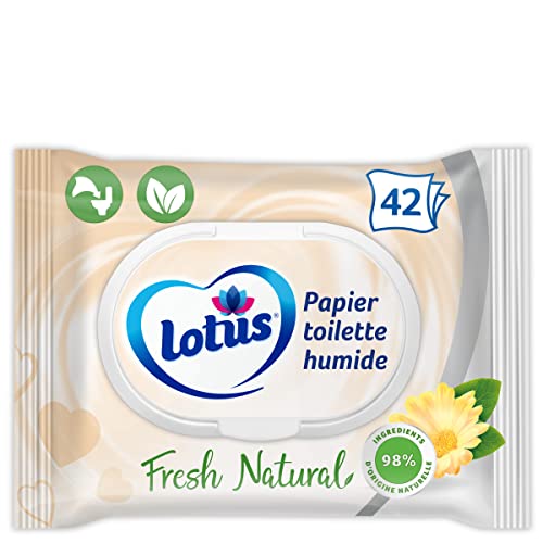 Lotus Toilettenpapier, feucht, Fresh Natur, 42 Blatt von Lotus