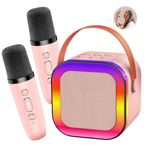 Lotvic Karaoke Maschine für Kinder Erwachsene, Mini Karaoke Maschine, Karaoke Maschine Kinder, Bluetooth mit 2 Kabellosen Mikrofon, Geschenke Spielzeug für Erwachsene, Mädchen, Jungen ab 3 4 5 Jahre Lotvic Karaoke Maschine für Kinder Erwachsene, Mini Karaoke Maschine, Karaoke Maschine Kinder, Bluetooth mit 2 Kabellosen Mikrofon, Geschenke Spielzeug für Erwachsene, Mädchen, Jungen ab 3 4 5 Jahre von Lotvic