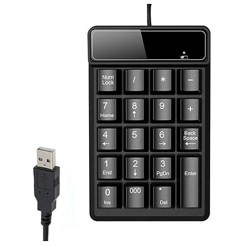 Loufy Numerische Tastatur ABS Numerische Tastatur USB Computer Finanzbuchhaltung Mini Tastatur Verkabelt von Loufy
