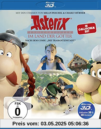 Asterix im Land der Götter  (inkl. 2D-Version) [3D Blu-ray] von Louis Clichy