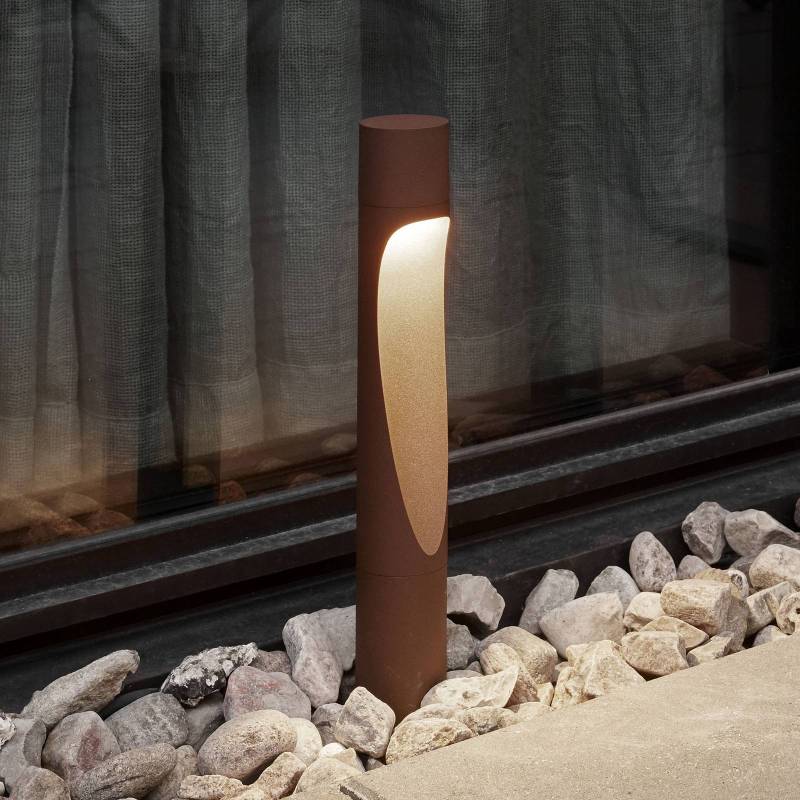 Louis Poulsen Sockellampe Flindt, 930, corten 35 cm Fuß 24 V von Louis Poulsen
