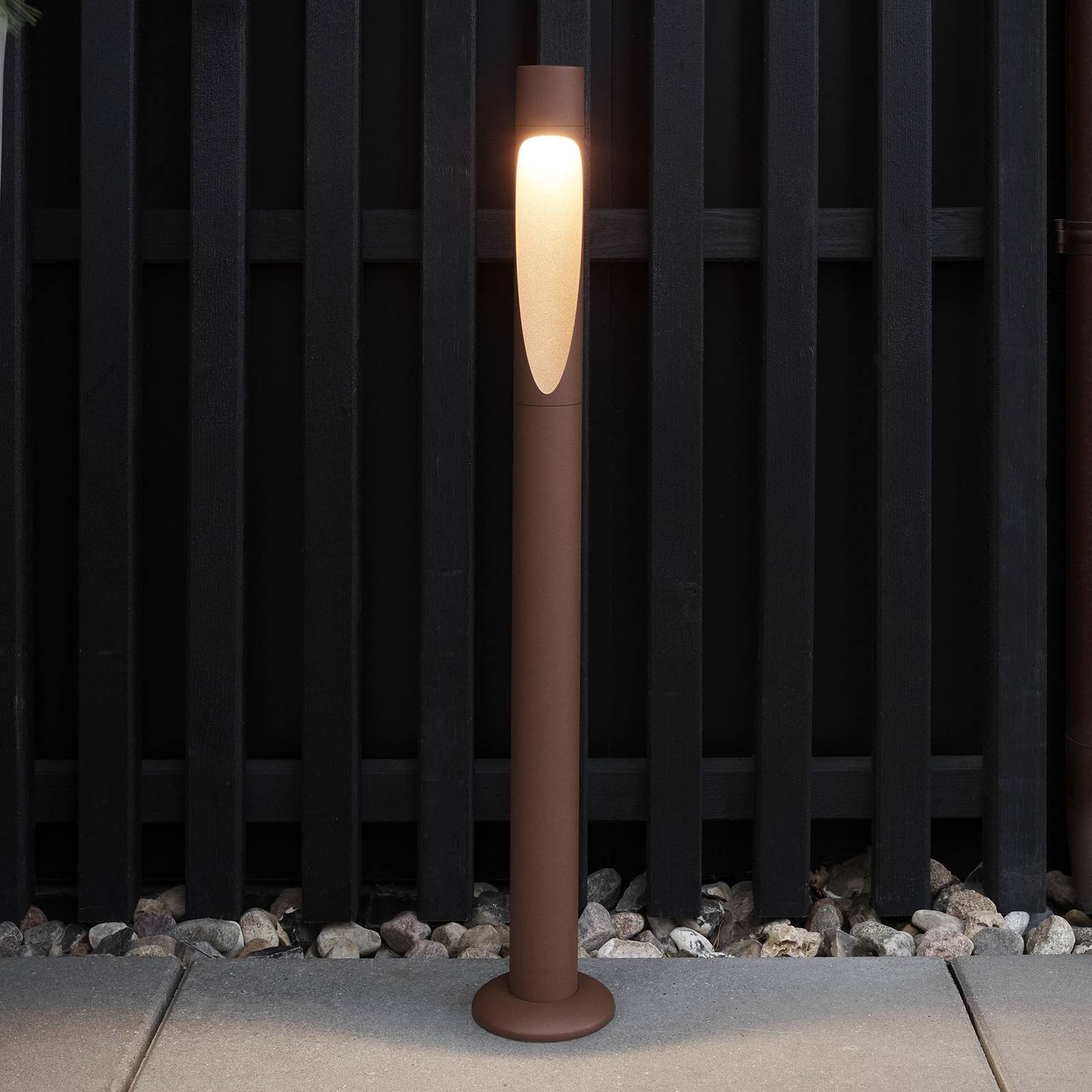 Louis Poulsen Wegeleuchte Flindt, 927, corten 70 cm Fuß 24 V Louis Poulsen Wegeleuchte Flindt, 927, corten 70 cm Fuß 24 V von Louis Poulsen