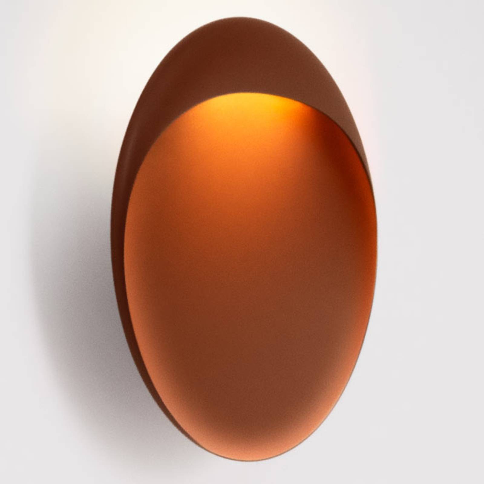 Louis Poulsen Flindt Wandlampe Ø40cm corten 2.700K von Louis Poulsen