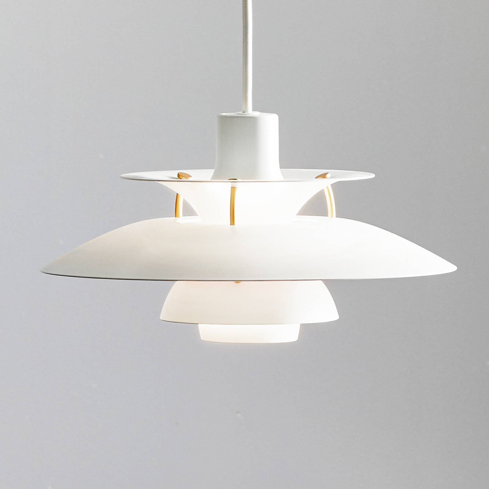 Louis Poulsen PH 5 Mini - Hängeleuchte weiß modern Louis Poulsen PH 5 Mini - Hängeleuchte weiß modern von Louis Poulsen