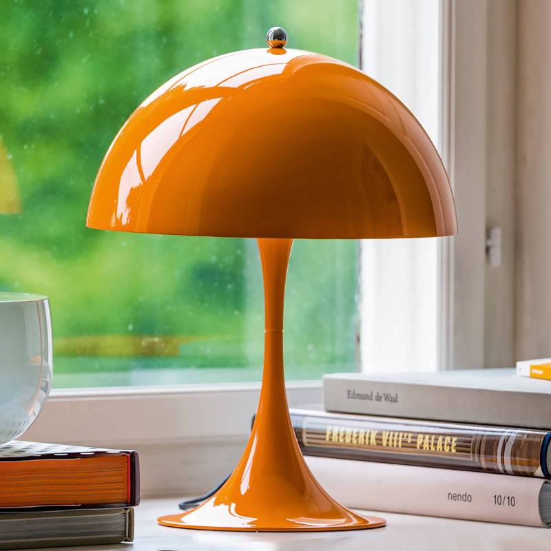 Louis Poulsen Panthella Mini Tischlampe orange von Louis Poulsen