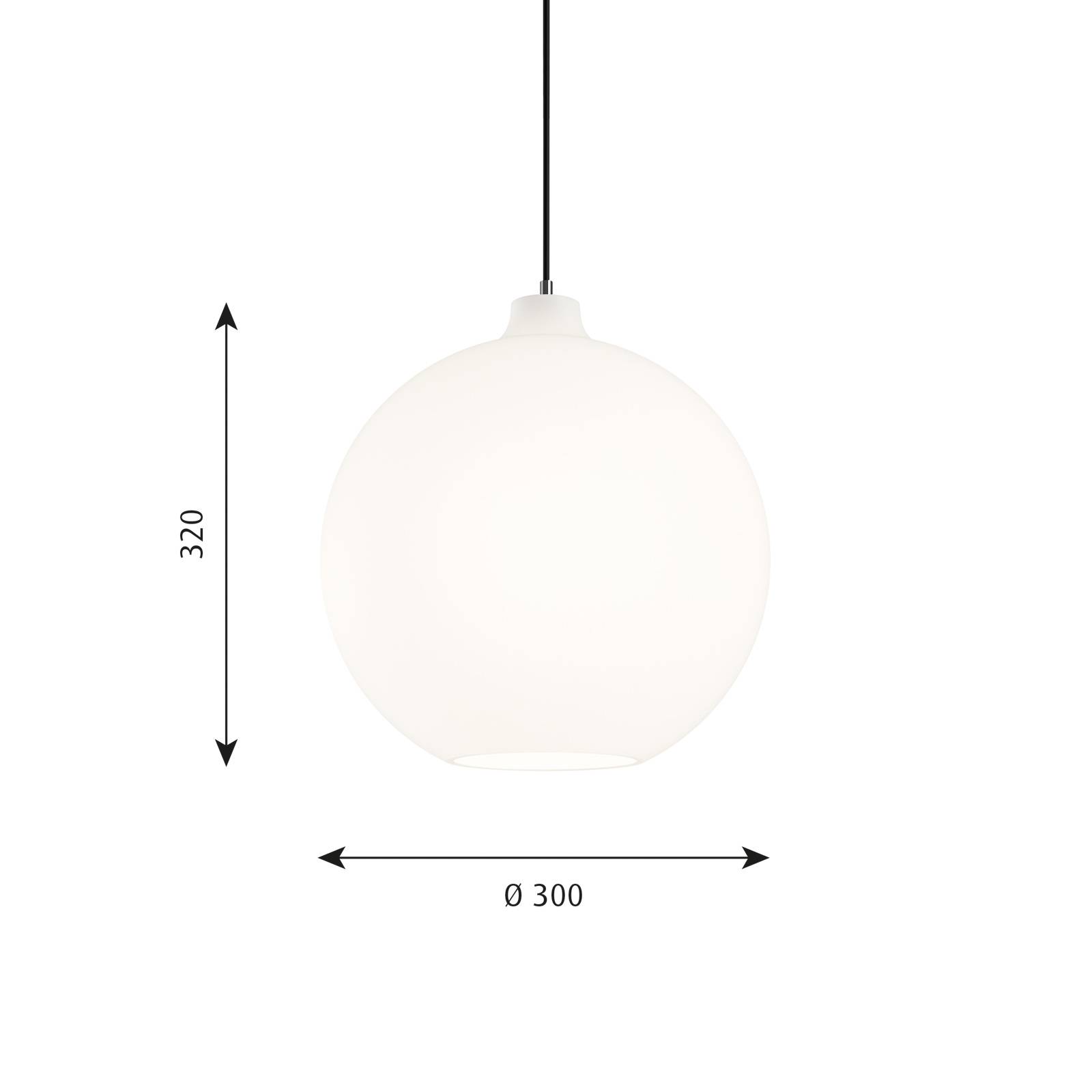 Louis Poulsen Wohlert Glas-Pendellampe Ø 30 cm Louis Poulsen Wohlert Glas-Pendellampe Ø 30 cm von Louis Poulsen