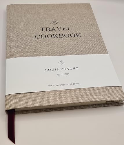 Louis Pracht 1841 Handgefertigtes Rezeptbuch mit Leineneinband – Eleganz & Ordnung für Ihre Kücheninspiration von Louis Pracht 1841