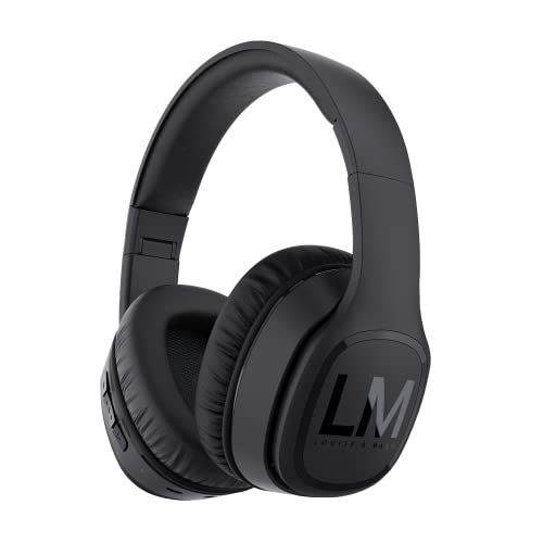 Kabellose Kopfhörer Over-Ear, Louise&Mann Bluetooth Kopfhörer Over Ear, Faltbar kabelgebundenes & kabelloses Headset mit Mikrofon, enorme Spielzeit, weiche Ohrpolster & Tragetasche für Handy, PC, TV Kabellose Kopfhörer Over-Ear, Louise&Mann Bluetooth Kopfhörer Over Ear, Faltbar kabelgebundenes & kabelloses Headset mit Mikrofon, enorme Spielzeit, weiche Ohrpolster & Tragetasche für Handy, PC, TV von Louise & Mann