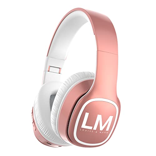 Kabellose Kopfhörer Over-Ear, Louise&Mann Bluetooth Kopfhörer Over Ear, Faltbar kabelgebundenes & kabelloses Headset mit Mikrofon, enorme Spielzeit, weiche Ohrpolster & Tragetasche für Handy, PC, TV Kabellose Kopfhörer Over-Ear, Louise&Mann Bluetooth Kopfhörer Over Ear, Faltbar kabelgebundenes & kabelloses Headset mit Mikrofon, enorme Spielzeit, weiche Ohrpolster & Tragetasche für Handy, PC, TV von Louise & Mann