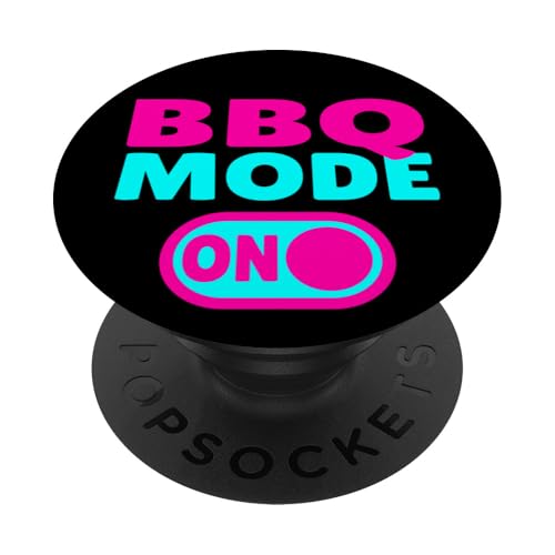 BBQ Mode ON - Grill PopSockets Klebender PopGrip BBQ Mode ON - Grill PopSockets Klebender PopGrip von Louisiana Orleans Cajun Creole retro apparel