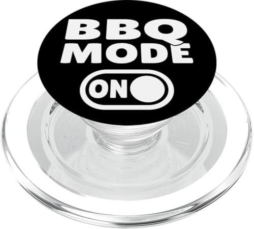 BBQ Mode ON - Grill PopSockets PopGrip für MagSafe von Louisiana Orleans Cajun Creole retro apparel