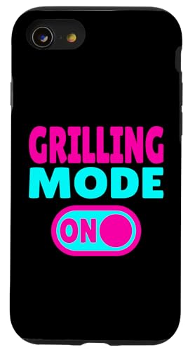 Grilling Mode ON – BBQ Hülle für iPhone SE (2020) / 7 / 8 von Louisiana Orleans Cajun Creole retro apparel