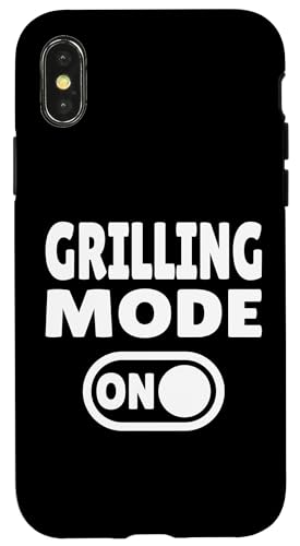 Grilling Mode ON – BBQ Hülle für iPhone X/XS Grilling Mode ON – BBQ Hülle für iPhone X/XS von Louisiana Orleans Cajun Creole retro apparel