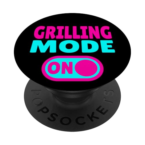 Grilling Mode ON – BBQ PopSockets Klebender PopGrip Grilling Mode ON – BBQ PopSockets Klebender PopGrip von Louisiana Orleans Cajun Creole retro apparel