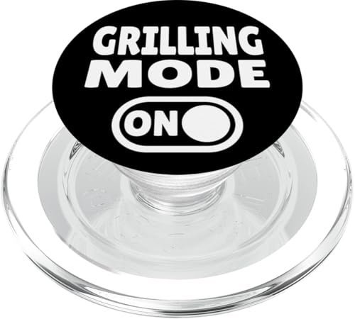 Grilling Mode ON – BBQ PopSockets PopGrip für MagSafe Grilling Mode ON – BBQ PopSockets PopGrip für MagSafe von Louisiana Orleans Cajun Creole retro apparel