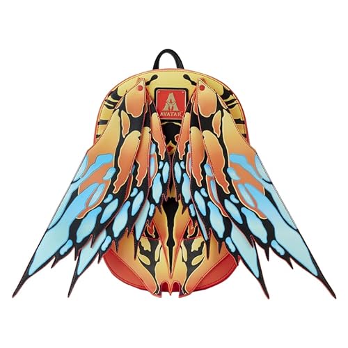 Loungefly Avatar Toruk Mini-Rucksack mit beweglichen Flügeln, Mehrfarbig/Meereswellen (Ocean Tides), Einheitsgröße von Loungefly
