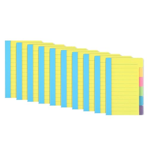 Louttary 10 Stück 5,9 X 3,9 Stark Klebende Notizblöcke für Studiennotizen, Arbeiten, Bürobedarf Louttary 10 Stück 5,9 X 3,9 Stark Klebende Notizblöcke für Studiennotizen, Arbeiten, Bürobedarf von Louttary