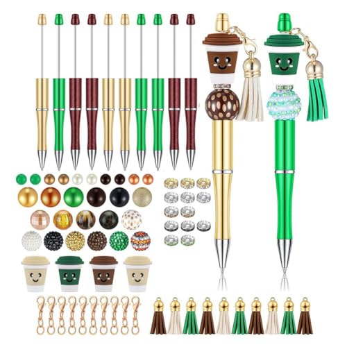 Louttary 12-Teilige Perlenstifte, Bulk-Perlenstifte, Bastelset, Mehrfarbiger Kugelschreiber, Schwarze Tinte für Kinder, Studenten, Büro, Schule, Langlebig Louttary 12-Teilige Perlenstifte, Bulk-Perlenstifte, Bastelset, Mehrfarbiger Kugelschreiber, Schwarze Tinte für Kinder, Studenten, Büro, Schule, Langlebig von Louttary
