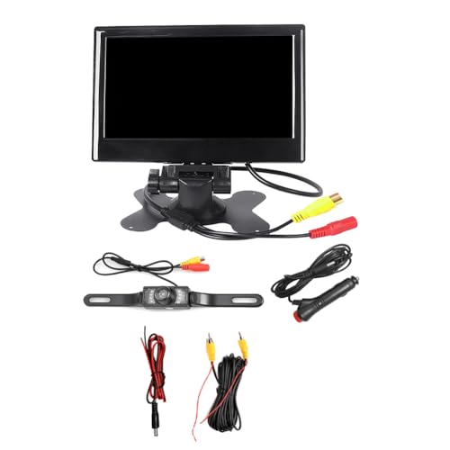 Louttary 12V-24V 7-TFT-LCD-Farb-HD-Monitor mit Nummernschildkamera für Auto-CCTV-Rückfahrkamera-Autoteile Louttary 12V-24V 7-TFT-LCD-Farb-HD-Monitor mit Nummernschildkamera für Auto-CCTV-Rückfahrkamera-Autoteile von Louttary