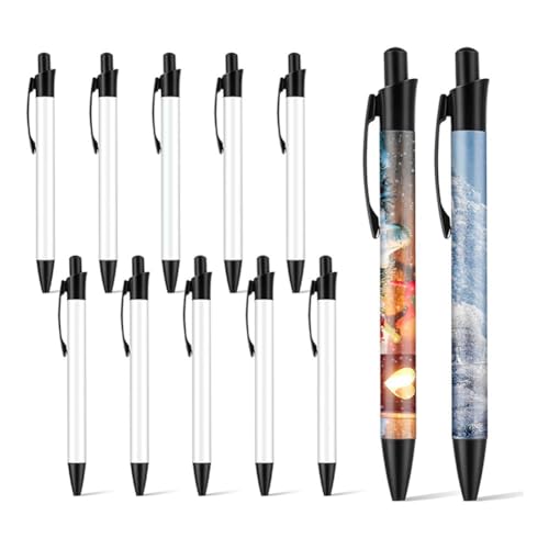 Louttary 12x Sublimationsstift, Sublimationsbeschichteter Stift, Wärmeübertragungsstift, Großpackung mit Schrumpfverpackung für Heimwerker, Büro, Schule, + Schwarz Louttary 12x Sublimationsstift, Sublimationsbeschichteter Stift, Wärmeübertragungsstift, Großpackung mit Schrumpfverpackung für Heimwerker, Büro, Schule, + Schwarz von Louttary