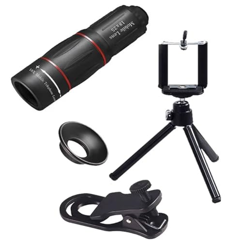 Louttary 18x Outdoor-Reisekonzert HD Tragbares Mobiltelefon Teleobjektiv Externes Objektiv Fotografie Kleines Monokular-Teleskop Langlebig Einfach zu Bedienen B Louttary 18x Outdoor-Reisekonzert HD Tragbares Mobiltelefon Teleobjektiv Externes Objektiv Fotografie Kleines Monokular-Teleskop Langlebig Einfach zu Bedienen B von Louttary